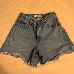 Abercrombie & Fitch Blue Jean Shorts